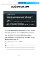 Vorschau - Arbeitsblätter - Halloween: Sachtext und Gruselgeschichten - Deckblatt