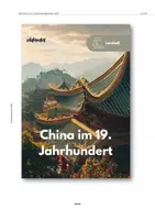 Vorschau - Unterrichtsreihen - Die Taiping-Rebellion: Ursachen und Folgen - Lernheft - Seite 1