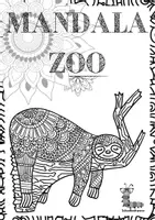 Vorschau - Mal- und Bastelvorlagen - Mandala Zoo Malbuch 🦁🐼🦓 - Deckblatt