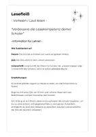 Vorschau - Arbeitsblätter - Lesefleiß - Vorlesen / Laut lesen - Seite 2