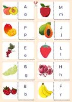 Vorschau - Fördermaterial/Inklusion - Obst- und Gemüse Domino - 4-fach differenziert - Seite 3