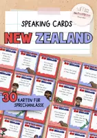 Vorschau - Spiele - New Zealand: speaking cards | Speaking Prompts | Conversation Cards - Deckblatt