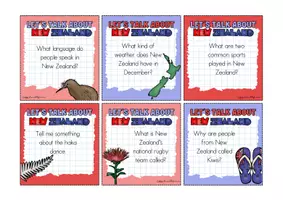 Vorschau - Spiele - New Zealand: speaking cards | Speaking Prompts | Conversation Cards - Seite 2