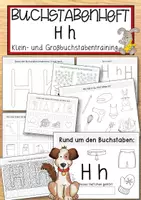 Vorschau - Anderer Materialtyp - Buchstabenheft Hh (Klein- und Großbuchstabentraining) - Deckblatt