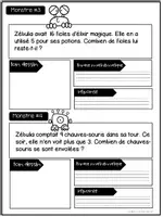 Aperçu - Préparation de séance / Séance complète - Problèmes MONSTRES chez la sorcière CP mathématiques - Page 3