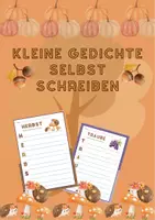 Vorschau - Arbeitsblätter - Herbstgedichte selbst schreiben - 4 Vorlagen - Deckblatt