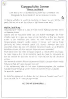 Vorschau - Stundenentwürfe - Klanggeschichte Sommer GS 1 Ein heißer Tag, wie ich ihn mag - Seite 1
