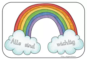 Vorschau - Stundenentwürfe - Regenbogen - Alle sind wichtig (für alle Fächer geeignet) - Klassen 1/2 - Seite 2