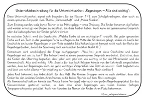 Vorschau - Stundenentwürfe - Regenbogen - Alle sind wichtig (für alle Fächer geeignet) - Klassen 1/2 - Seite 3
