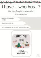 Vorschau - Bildkarten - I have ... Who has ...? - Christmas Edition (2fach diff) - Seite 1