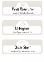 Vorschau - Fördermaterial/Inklusion - Moderationsfächer: Einstiegsritual Sportunterricht - Seite 2
