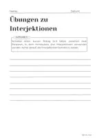 Vorschau - Unterrichtsreihen - Wortarten im Überblick Interjektionen - Seite 3