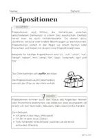 Vorschau - Unterrichtsreihen - Wortarten im Überblick Präpositionen - Seite 1