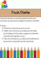 Vista previa - Unidades / Secuencias / Situaciones de Aprendizaje - MINI PACK OTOÑO - página 3
