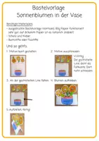 Vorschau - Mal- und Bastelvorlagen - 🌻 Differenzierte Bastelvorlage Herbst: Sonnenblumen Erntedank - Seite 2