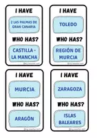 Vista previa - Juegos / Gamificación - I HAVE - WHO HAS (AUTONOMOUS COMMUNITIES & CAPITALS) - página 2
