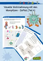 Vorschau - Arbeitsblätter - Visuelle Wahrnehmung mit den Mompitzen - Förderung (4) - Deckblatt