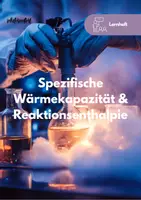 Vorschau - Arbeitsblätter - Spezifische Wärmekapazität & Reaktionsenthalpie - Lernheft - Deckblatt