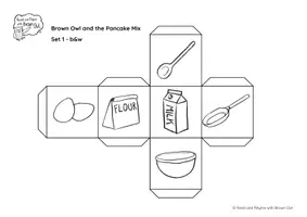 Aperçu - Jeux - Brown Owl and the Pancake Mix - Vocabulary Dice - Page 2