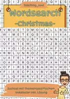 Vorschau - Arbeitsblätter - Wordsearch - Christmas - Suchsel - Unterstufe - Deckblatt