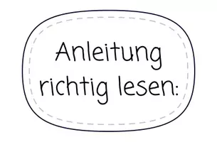 Vorschau - Präsentationen/Tafelbilder - Anleitung Faltanleitung Bastelanleitung Kochanleitung lesen - Deckblatt