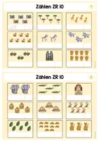 Vorschau - Arbeitsblätter - Karteikarten - Zählen ZR 10 - Seite 2