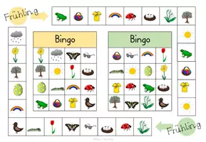 Vorschau - Spiele - Frühling Würfel Bingo - spielend lernen - Seite 2