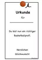 Vorschau - Anderer Materialtyp - Basketball-Urkunde - Seite 2