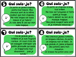 Aperçu - Apprentissages en autonomie - Atelier de lecture Qui suis-je? La fête des sorcières - Page 3