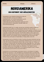 Vorschau - Stationenlernen - Nordamerika - Unsere Kontinente Geographie/Erdkunde Heftchen mit Lösungen - Seite 1