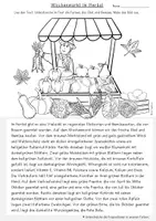Vorschau - Stationenlernen - Lesen und Malen Herbst Obst und Gemüse Klasse 2, 3, 4, DaZ Leseaufgabe - Seite 1