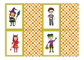 Aperçu - Jeux - Les sept familles d’Halloween - Page 1