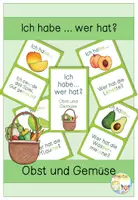 Vorschau - Unterrichtsreihen - Materialpaket - Obst und Gemüse (Reihentransparenz, Bildkarten, Forscherheft, Sequenzplan) - Seite 1