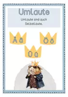 Vorschau - Arbeitsblätter - Materialpaket: Selbstlaute | Umlaute | Mitlaute | Zwielaute - Seite 3