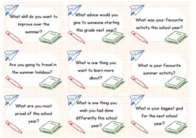 Aperçu - Feuilles d'exercices - Stop and Swap Cards - Conversation Cards - End of the school year - Page 3