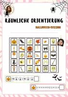Vorschau - Bildkarten - Räumliche Orientierung - Halloween - Deckblatt