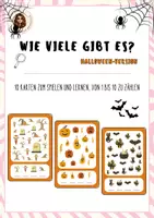 Vorschau - Bildkarten - Wie viele gibt es? Halloween - Deckblatt
