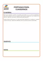 Vista previa - Para docentes: organización, planificación y formación - Portadas para cuadernos con diseños escolares - página 1