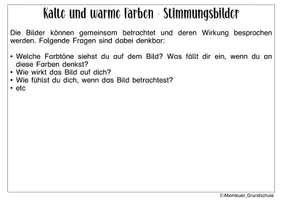Vorschau - Mal- und Bastelvorlagen - Kunstidee: Winterbilder in kühlen und warmen Farben - Seite 3