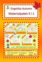 förhandsvisning - Engelska Autumn Materialpaket 5 i 1 - försättsblad