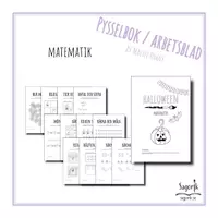 förhandsvisning - Materialpaket Arbetshäften halloween - försättsblad