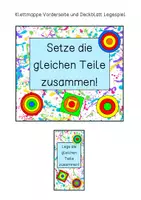 Vorschau - Spiele - Visuelle Wahrnehmung, Klettmappen od. Legespiel - Seite 1