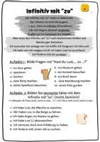 Vorschau - Arbeitsblätter - Materialpaket: Infinitiv mit zu - Seite 1
