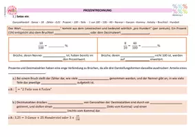 Vorschau - Arbeitsblätter - PROZENTRECHNUNG_ZSF - Seite 1