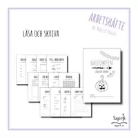 förhandsvisning - Materialpaket Arbetshäften halloween - sida 2