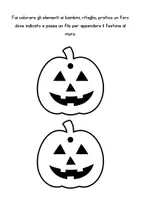 anteprima - Materiale per pittura e bricolage - Festone di Halloween - Decorazione Halloween - Pagina 1