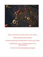 Vorschau - Anderer Materialtyp - Ehre sei Gott in der Höhe mit Text und Notennamen - Deckblatt