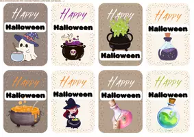 Vorschau - Bildkarten - Halloween - Grußkarte / Gruß / Geschenk / Anhänger - Seite 2
