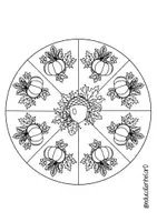 Vorschau - Arbeitsblätter - Ausmalbilder / Mandalas Herbst - Seite 3