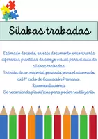 Vista previa - Hojas de trabajo - CARTELERÍA APOYO VISUAL SÍLABAS TRABADAS - página 3